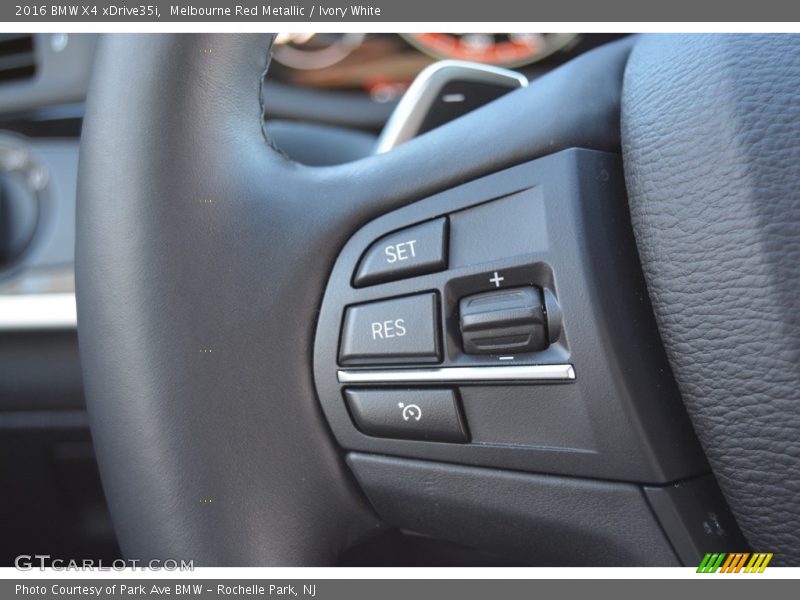 Controls of 2016 X4 xDrive35i