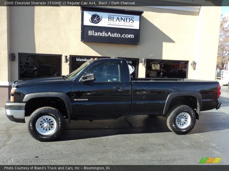 Black / Dark Charcoal 2006 Chevrolet Silverado 2500HD LS Regular Cab 4x4
