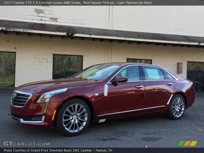 Front 3/4 View of 2017 CT6 3.6 Premium Luxury AWD Sedan