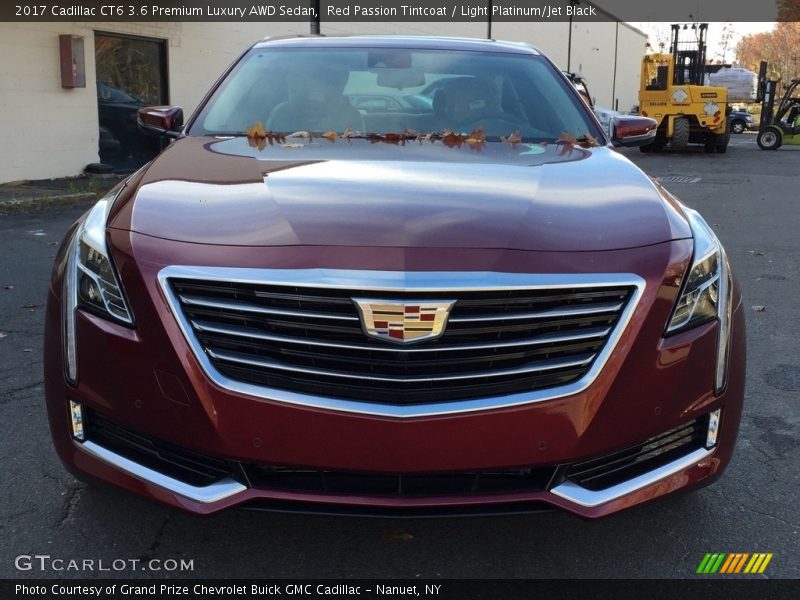 Red Passion Tintcoat / Light Platinum/Jet Black 2017 Cadillac CT6 3.6 Premium Luxury AWD Sedan