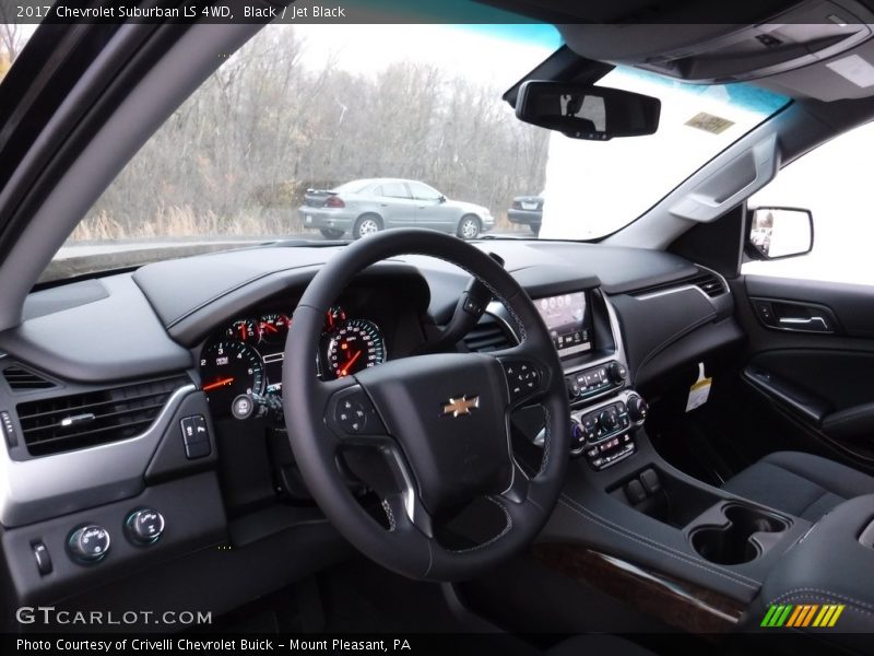 Black / Jet Black 2017 Chevrolet Suburban LS 4WD