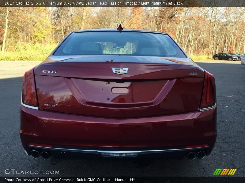 Red Passion Tintcoat / Light Platinum/Jet Black 2017 Cadillac CT6 3.6 Premium Luxury AWD Sedan