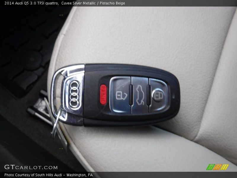 Cuvee Silver Metallic / Pistachio Beige 2014 Audi Q5 3.0 TFSI quattro