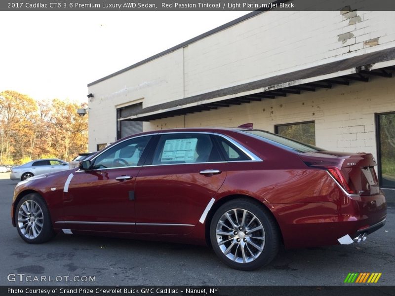 Red Passion Tintcoat / Light Platinum/Jet Black 2017 Cadillac CT6 3.6 Premium Luxury AWD Sedan