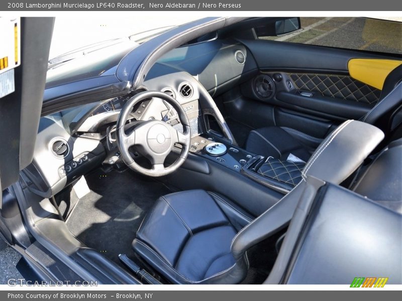 Front Seat of 2008 Murcielago LP640 Roadster