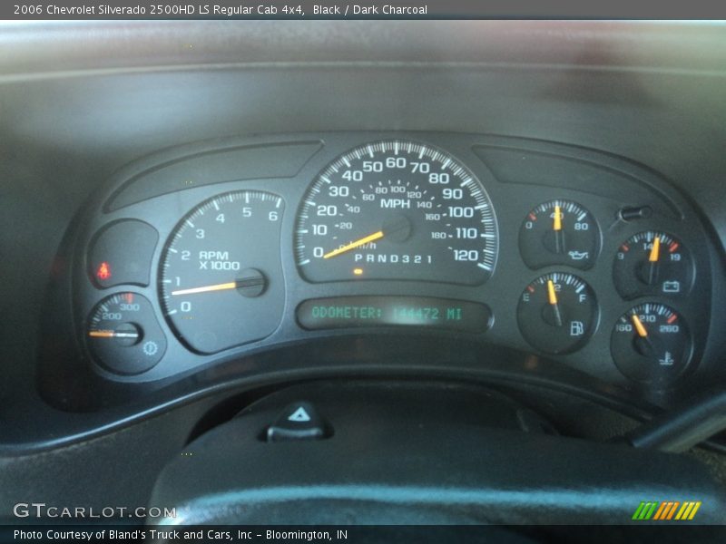Black / Dark Charcoal 2006 Chevrolet Silverado 2500HD LS Regular Cab 4x4