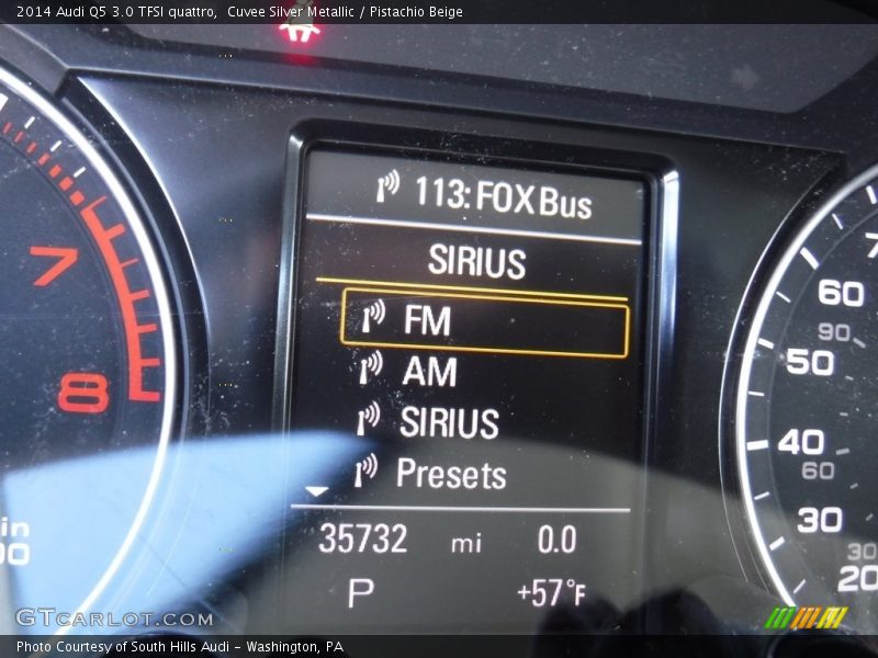 Cuvee Silver Metallic / Pistachio Beige 2014 Audi Q5 3.0 TFSI quattro