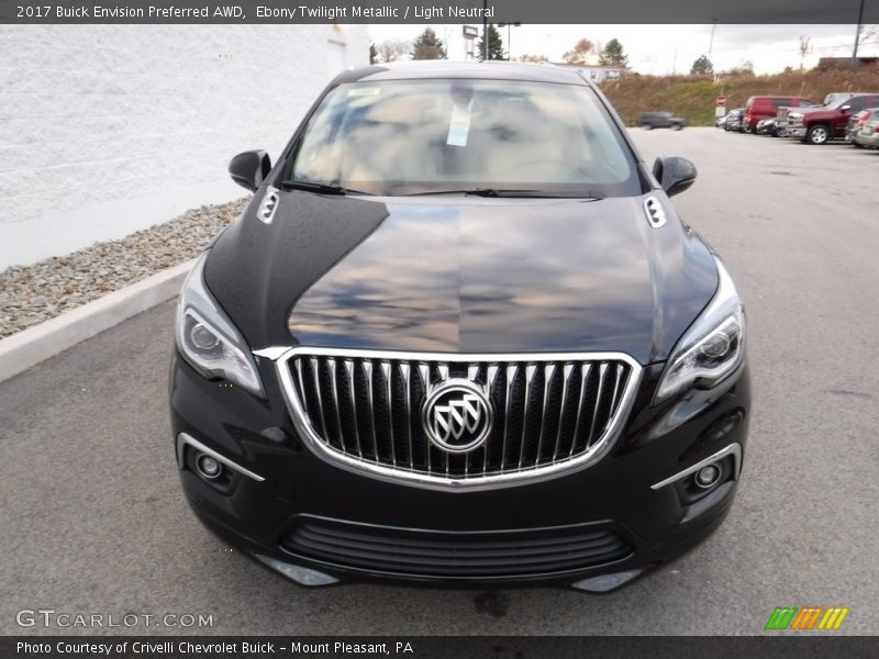 Ebony Twilight Metallic / Light Neutral 2017 Buick Envision Preferred AWD
