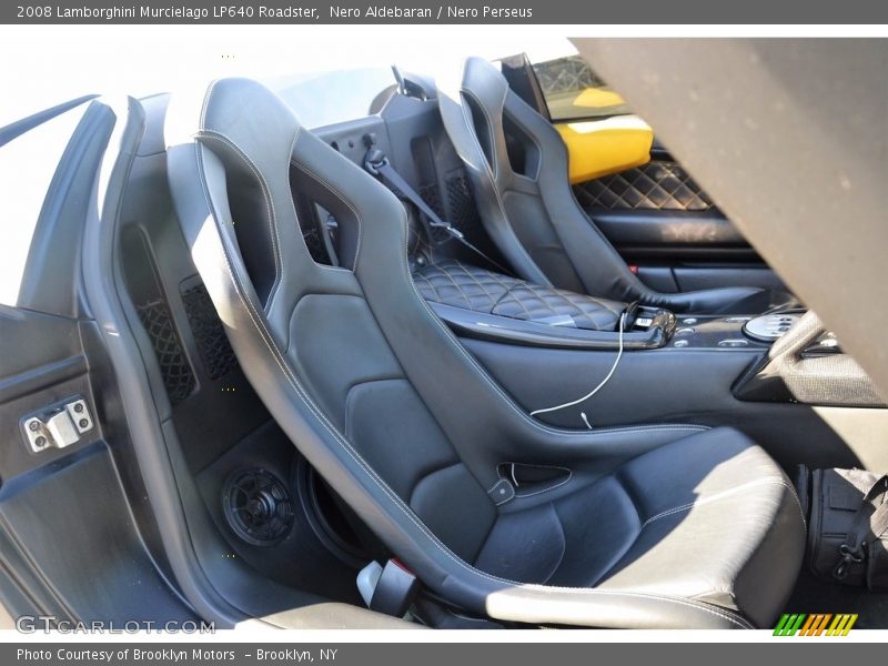 Front Seat of 2008 Murcielago LP640 Roadster