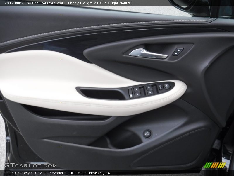 Ebony Twilight Metallic / Light Neutral 2017 Buick Envision Preferred AWD