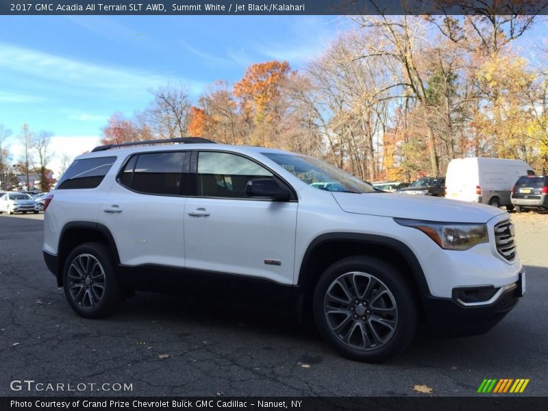 Summit White / Jet Black/Kalahari 2017 GMC Acadia All Terrain SLT AWD