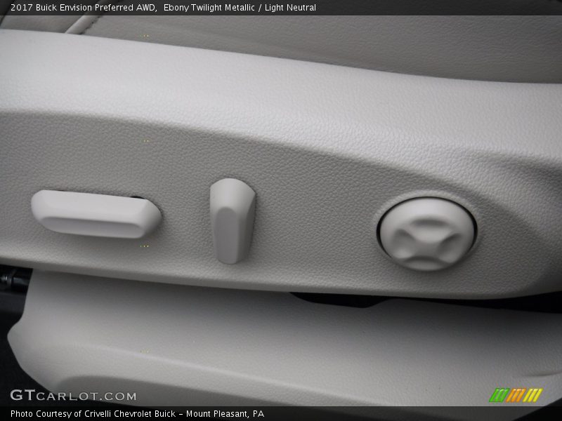 Ebony Twilight Metallic / Light Neutral 2017 Buick Envision Preferred AWD