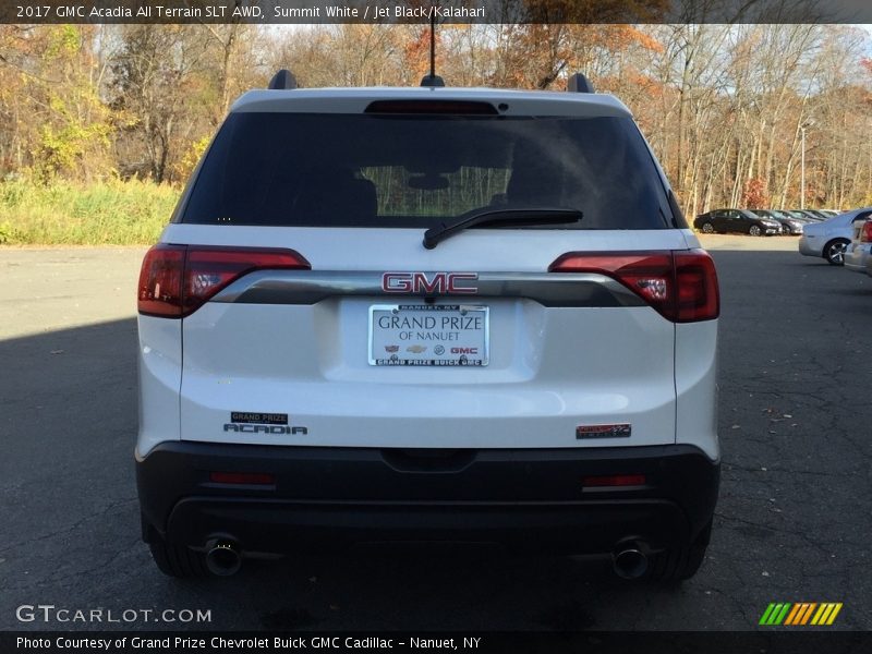 Summit White / Jet Black/Kalahari 2017 GMC Acadia All Terrain SLT AWD