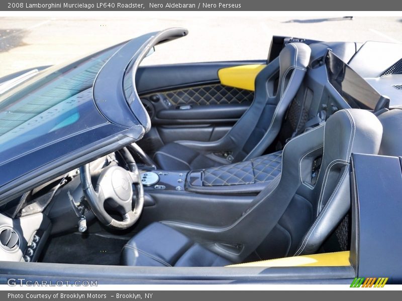 Front Seat of 2008 Murcielago LP640 Roadster