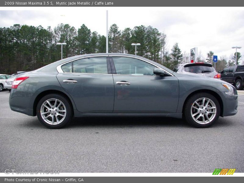 Mystic Jade Metallic / Caffe Latte 2009 Nissan Maxima 3.5 S
