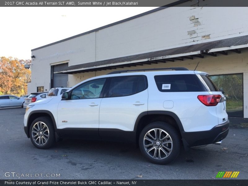 Summit White / Jet Black/Kalahari 2017 GMC Acadia All Terrain SLT AWD