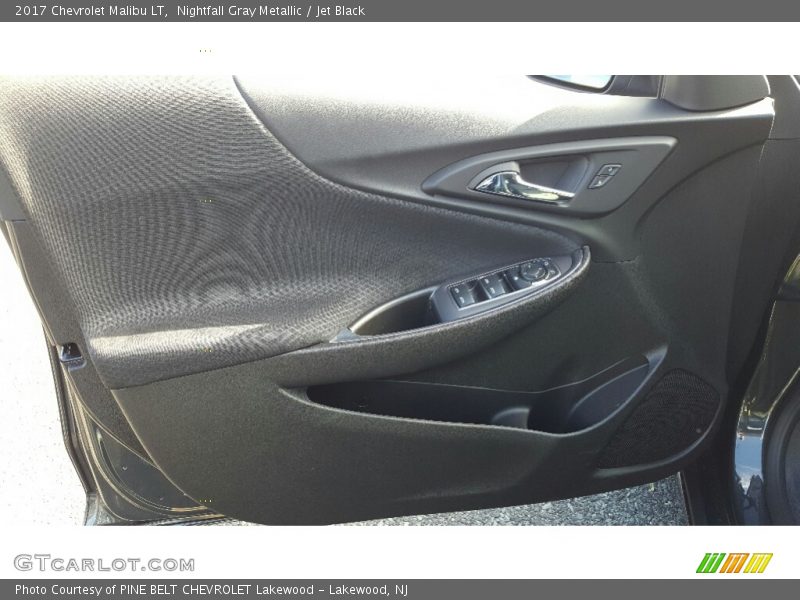 Nightfall Gray Metallic / Jet Black 2017 Chevrolet Malibu LT