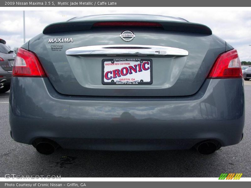 Mystic Jade Metallic / Caffe Latte 2009 Nissan Maxima 3.5 S