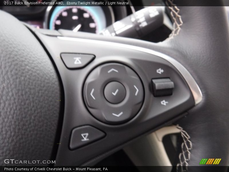 Ebony Twilight Metallic / Light Neutral 2017 Buick Envision Preferred AWD