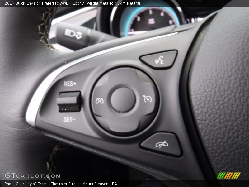 Ebony Twilight Metallic / Light Neutral 2017 Buick Envision Preferred AWD