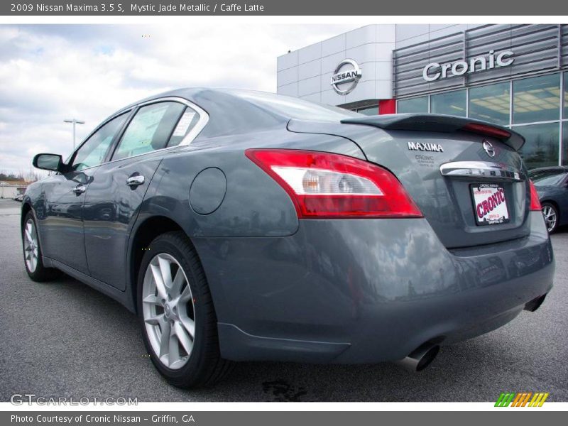 Mystic Jade Metallic / Caffe Latte 2009 Nissan Maxima 3.5 S