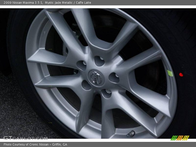 Mystic Jade Metallic / Caffe Latte 2009 Nissan Maxima 3.5 S