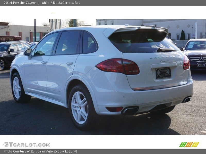 White / Black/Carrera Red 2014 Porsche Cayenne