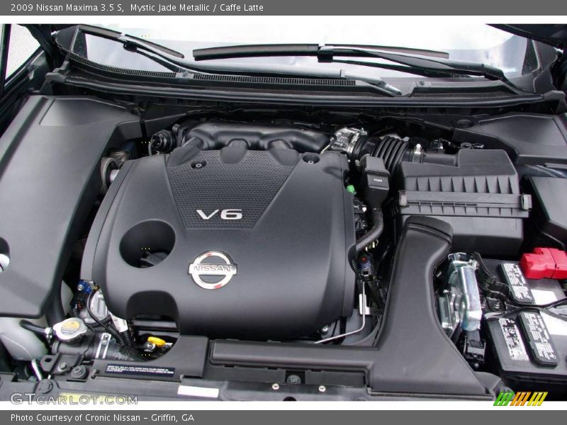 Mystic Jade Metallic / Caffe Latte 2009 Nissan Maxima 3.5 S