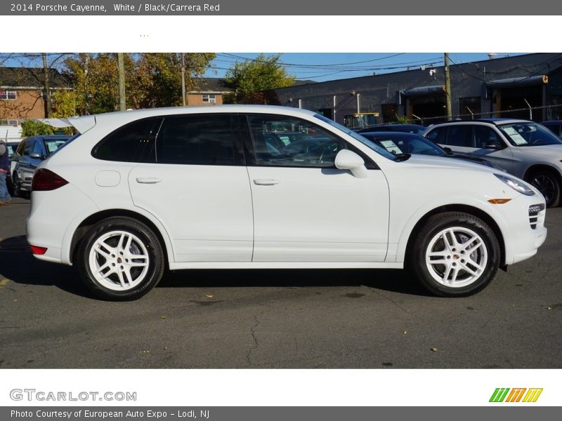 White / Black/Carrera Red 2014 Porsche Cayenne