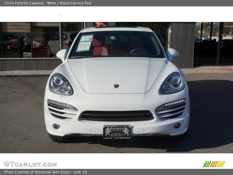 White / Black/Carrera Red 2014 Porsche Cayenne