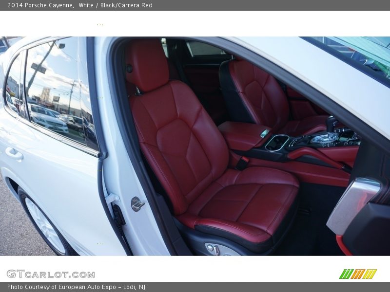 White / Black/Carrera Red 2014 Porsche Cayenne