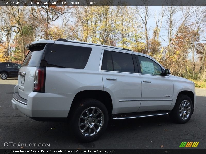 White Frost Tricoat / Jet Black 2017 GMC Yukon Denali 4WD
