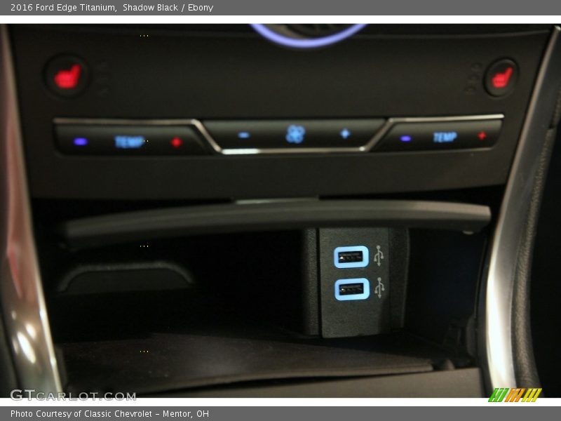 Shadow Black / Ebony 2016 Ford Edge Titanium
