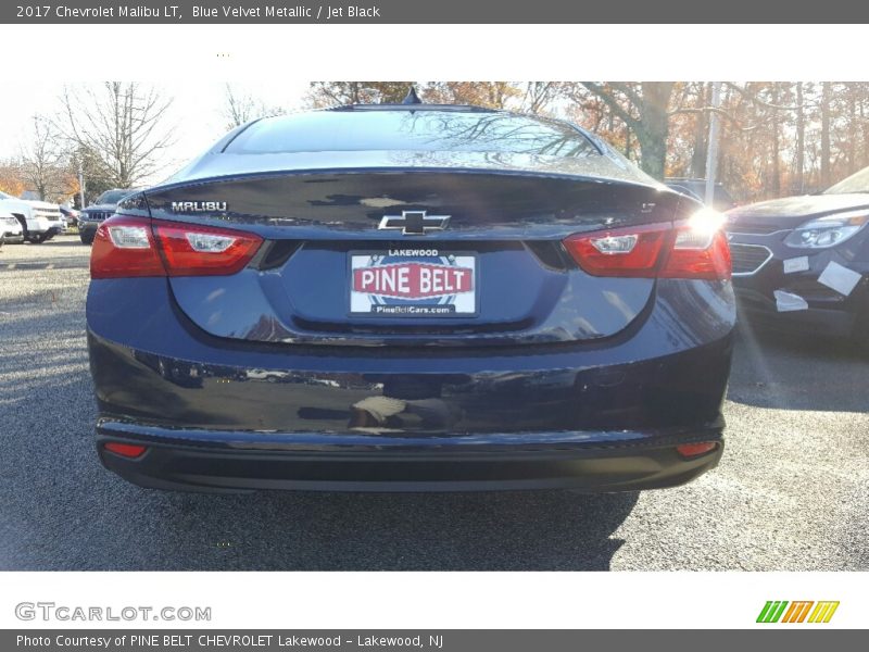 Blue Velvet Metallic / Jet Black 2017 Chevrolet Malibu LT