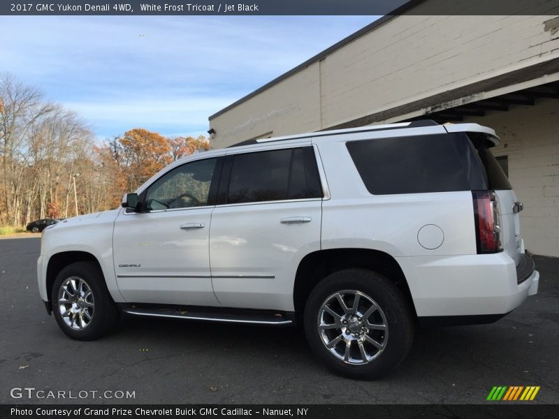 White Frost Tricoat / Jet Black 2017 GMC Yukon Denali 4WD