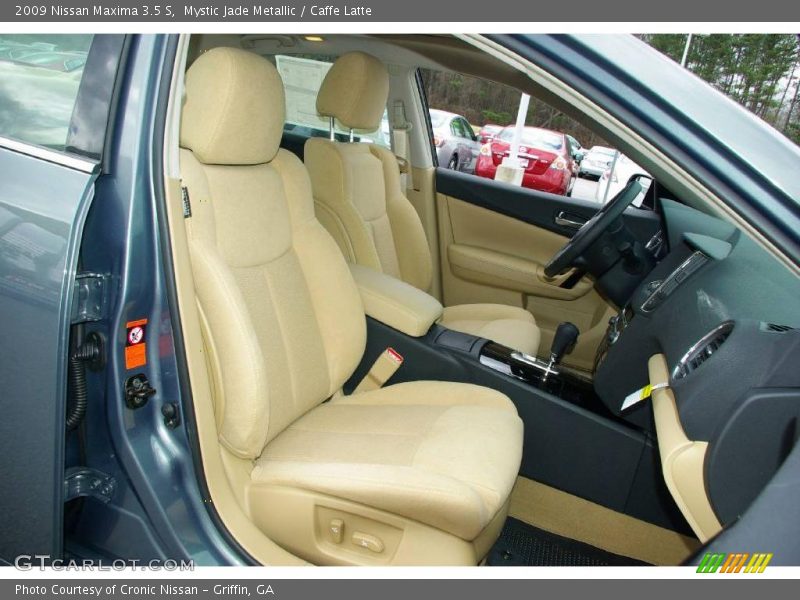 Mystic Jade Metallic / Caffe Latte 2009 Nissan Maxima 3.5 S