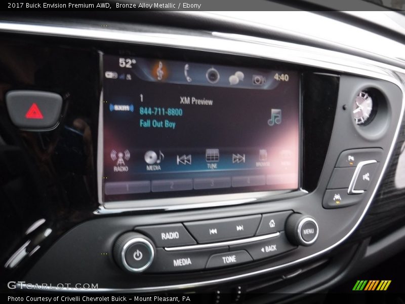 Bronze Alloy Metallic / Ebony 2017 Buick Envision Premium AWD