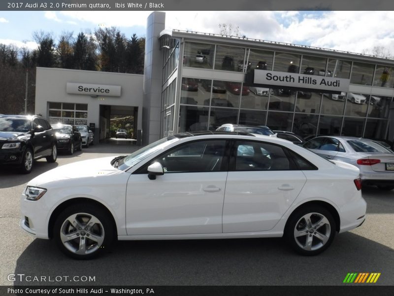 Ibis White / Black 2017 Audi A3 2.0 Premium quttaro