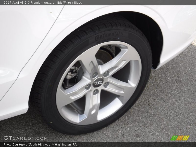Ibis White / Black 2017 Audi A3 2.0 Premium quttaro