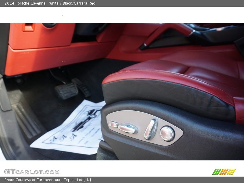 White / Black/Carrera Red 2014 Porsche Cayenne