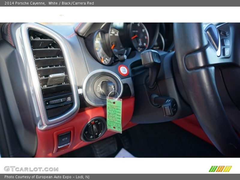 White / Black/Carrera Red 2014 Porsche Cayenne