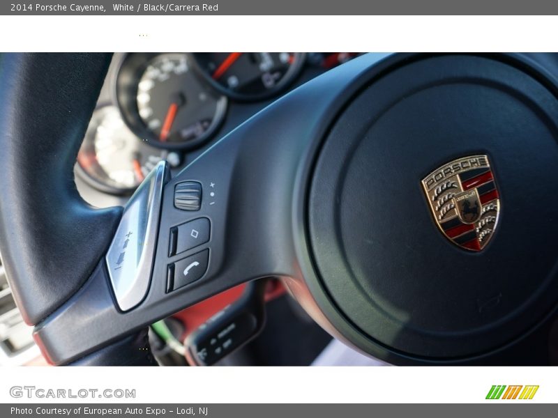 White / Black/Carrera Red 2014 Porsche Cayenne