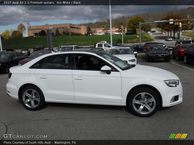 Ibis White / Black 2017 Audi A3 2.0 Premium quttaro
