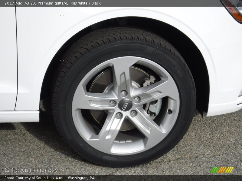 Ibis White / Black 2017 Audi A3 2.0 Premium quttaro
