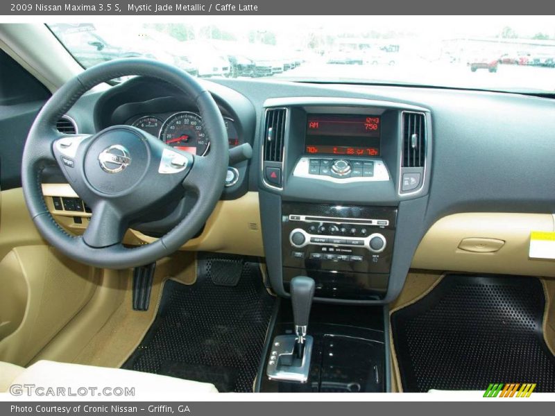 Mystic Jade Metallic / Caffe Latte 2009 Nissan Maxima 3.5 S