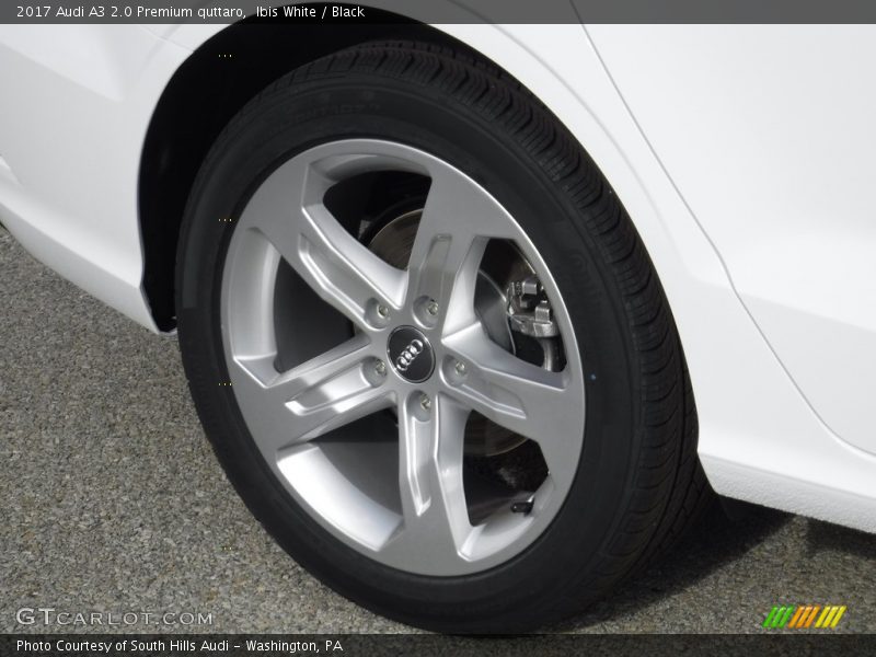 Ibis White / Black 2017 Audi A3 2.0 Premium quttaro