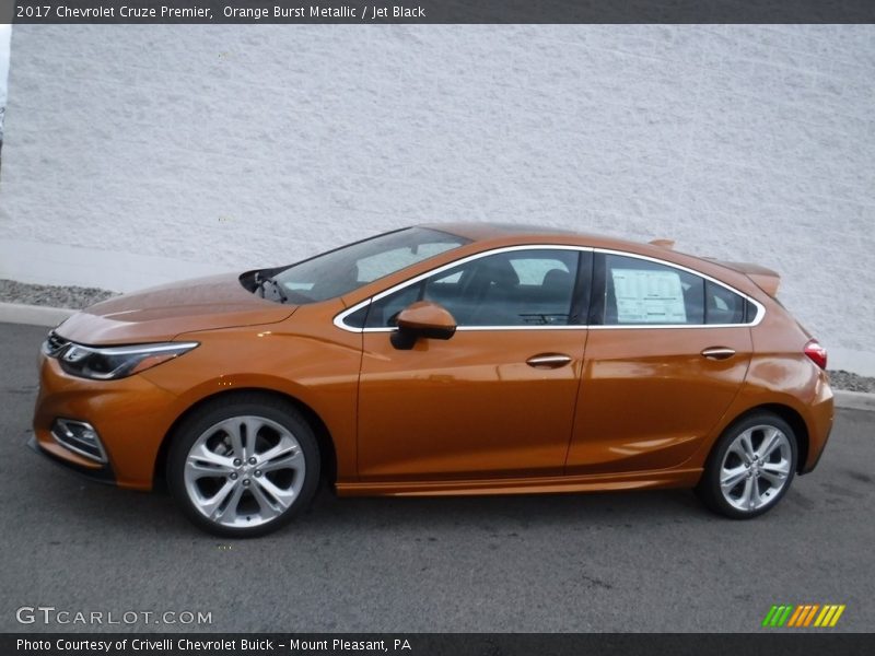 Orange Burst Metallic / Jet Black 2017 Chevrolet Cruze Premier