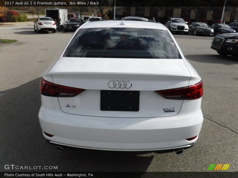 Ibis White / Black 2017 Audi A3 2.0 Premium quttaro