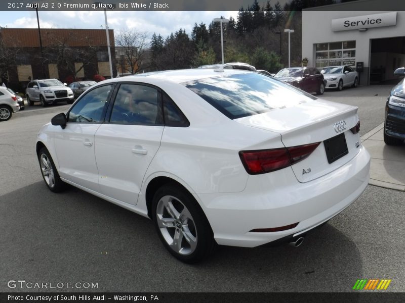 Ibis White / Black 2017 Audi A3 2.0 Premium quttaro
