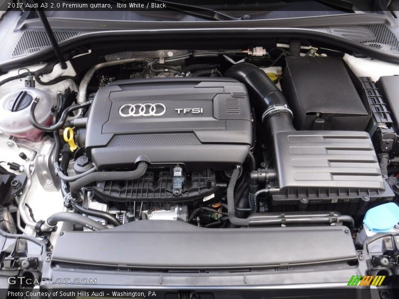 Ibis White / Black 2017 Audi A3 2.0 Premium quttaro